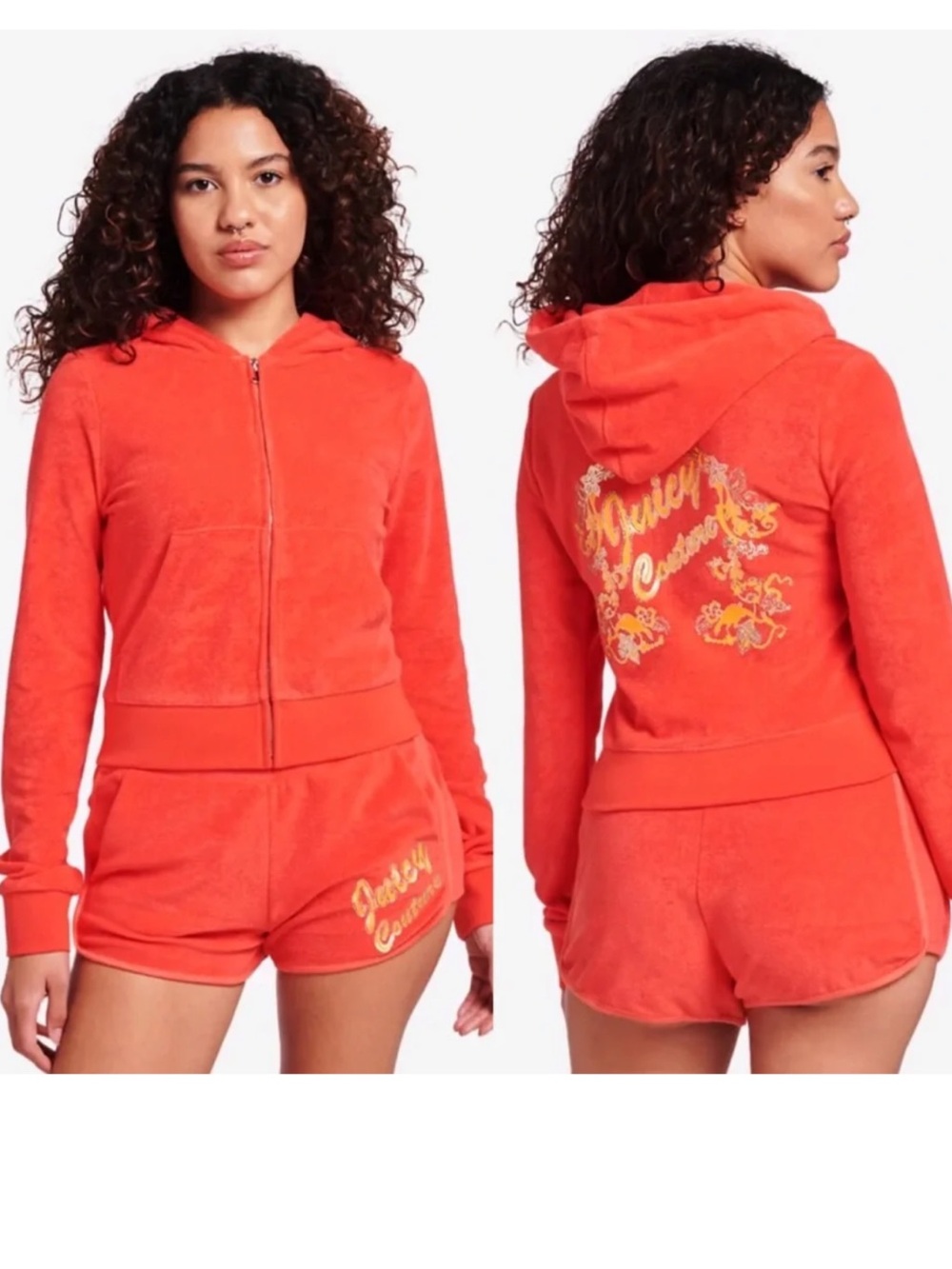 Juicy Couture strawberry fields hoodie L